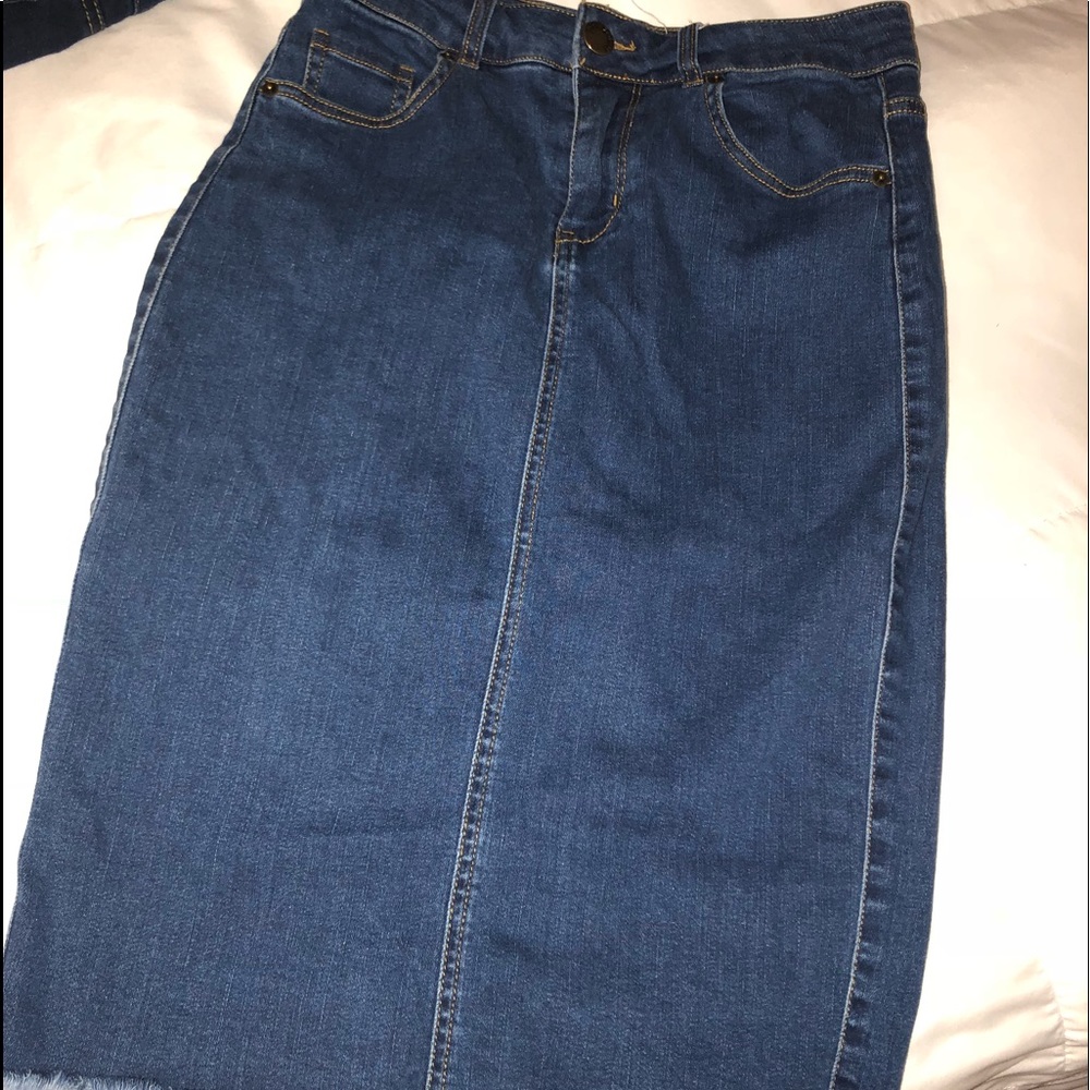 Forever 21 jean skirt